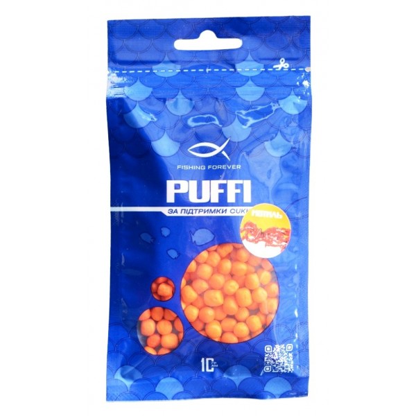 Воздушное тесто рыбацкое, Puffi Fishing Forever, Мини, вес 10г, вкус Мотыль